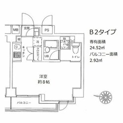 エルニシア蔵前の物件間取画像